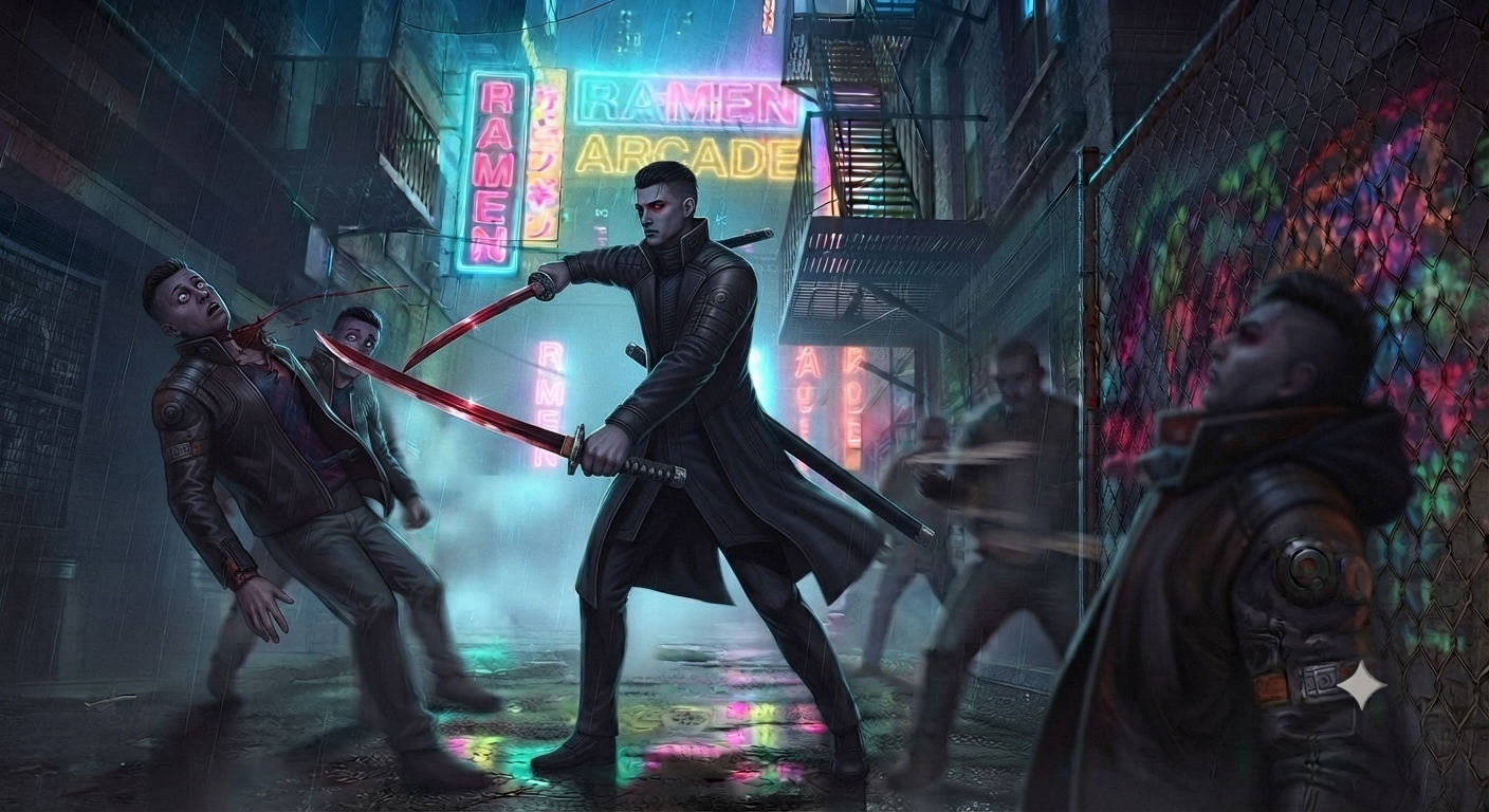 Crimson work - the stranger finishes what the alley started