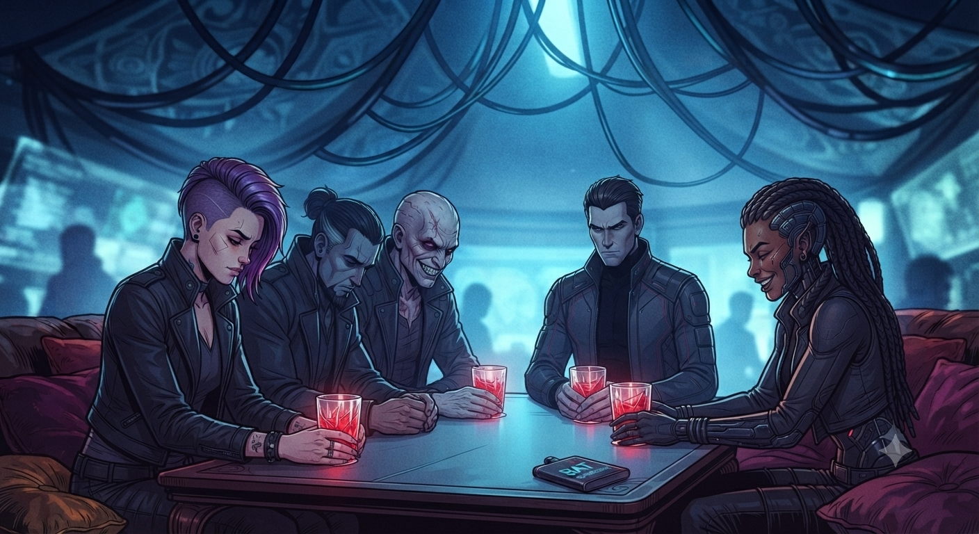 The table goes cold - five faces, one fuse lit