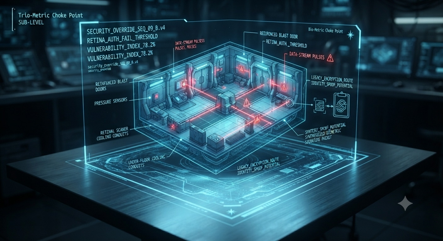 Exposing the vulnerability - biometric choke point in blue light