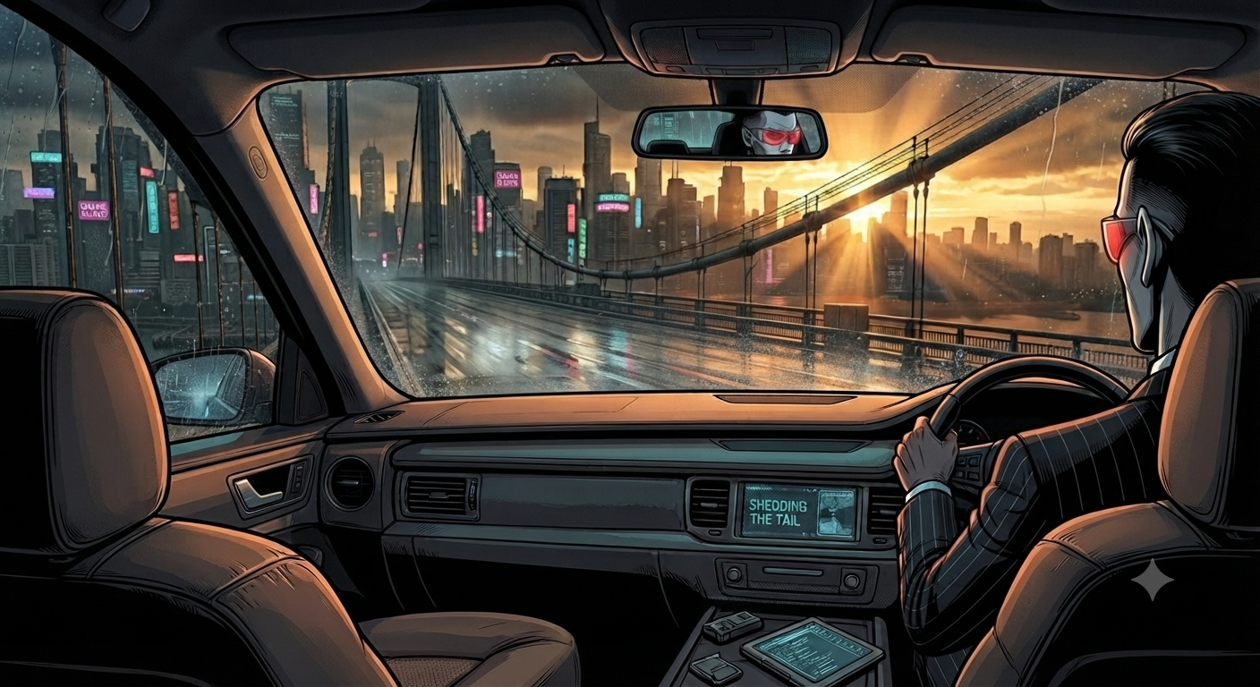 Nightshade sheds a pursuing cruiser