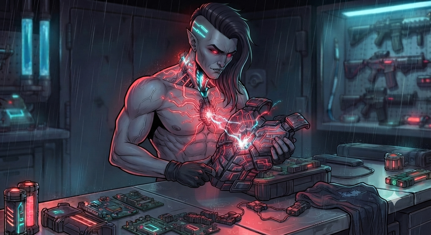 Vance fuses prototypes into Vein-Links and Sanguine Cores