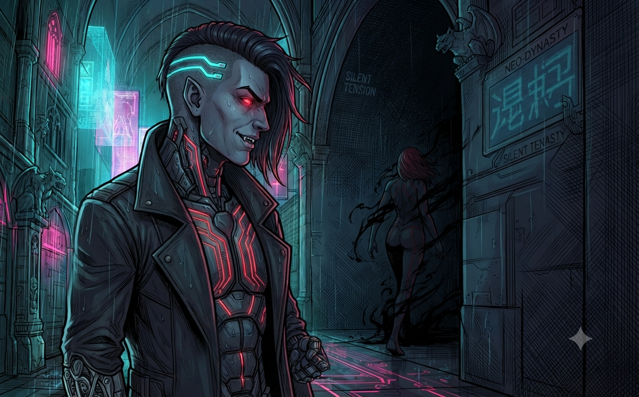 Morana vanishes into the gothic dark