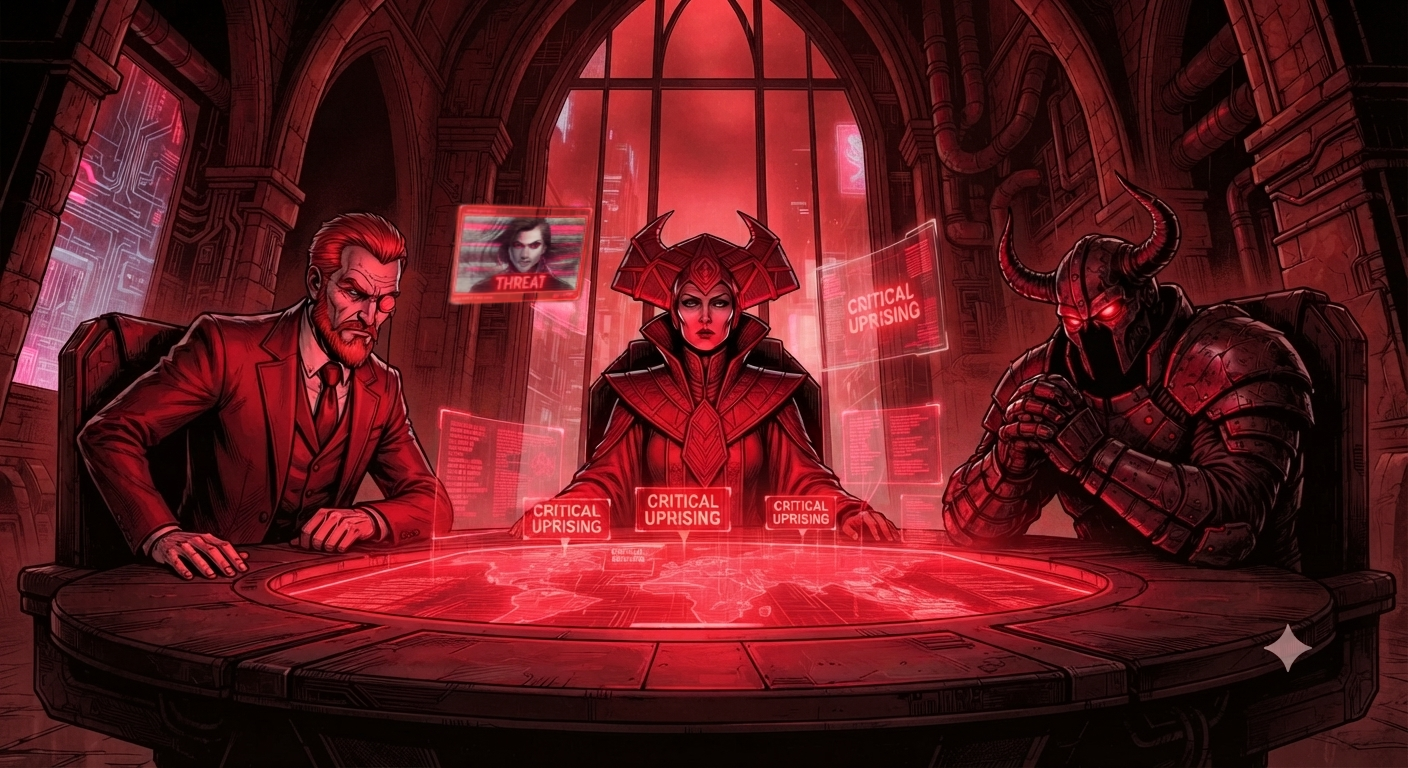 The Triumvirate war table - CRITICAL UPRISING