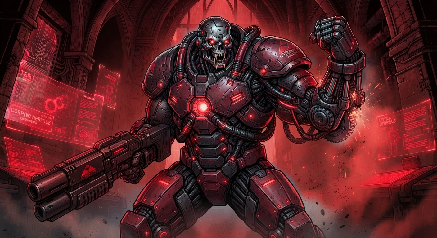 The Crimson Enforcer - near-invincible juggernaut