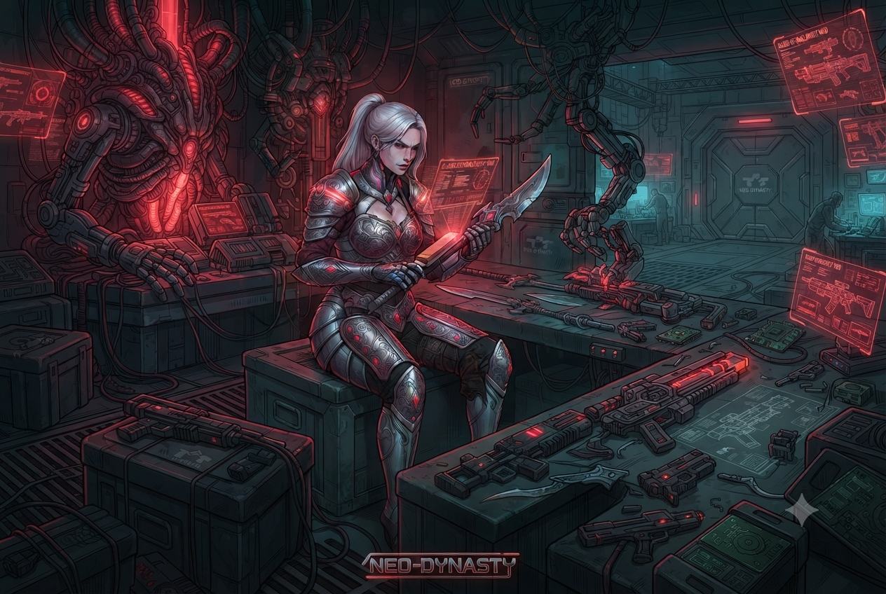 Bloodwood arms up - she knows something is coming