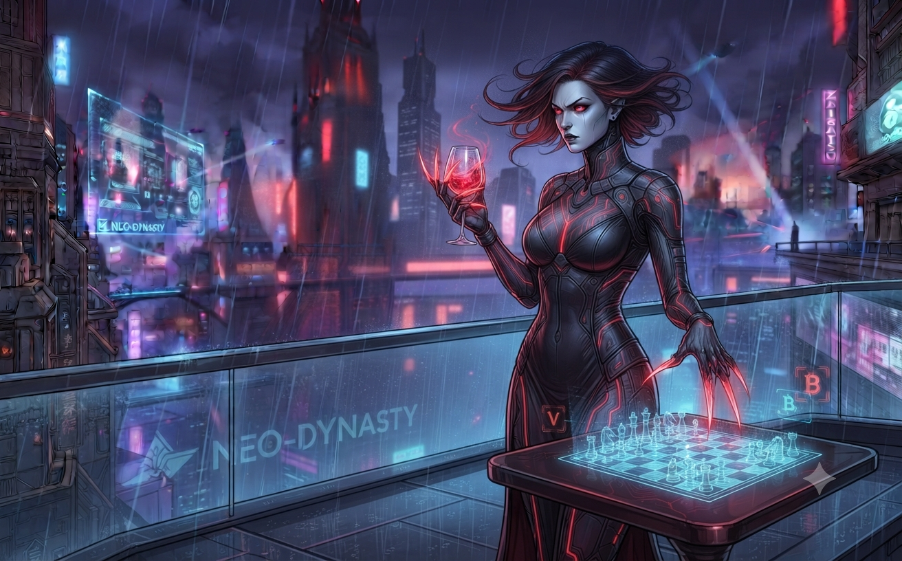 Morana plays Neo-London like a chessboard