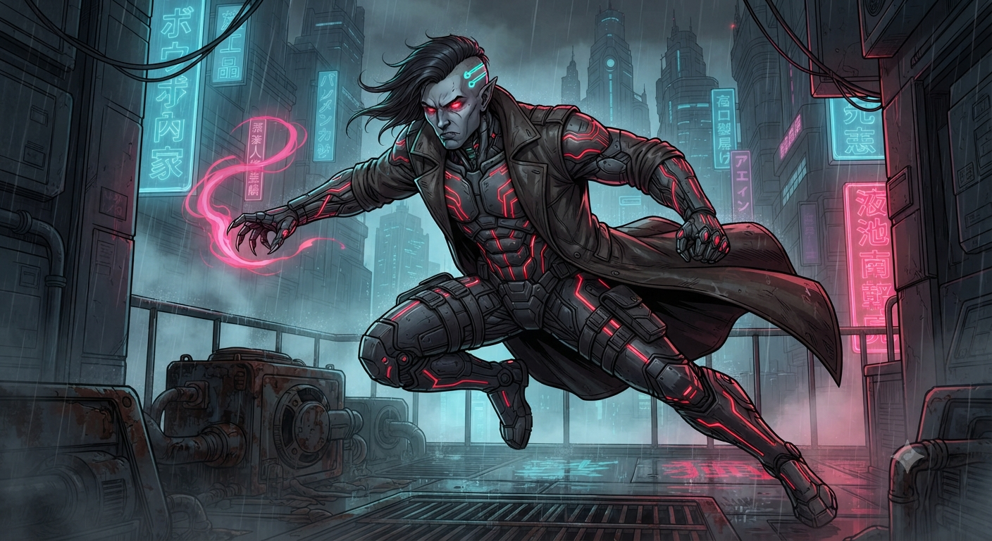 Vance drops into the combat gauntlet