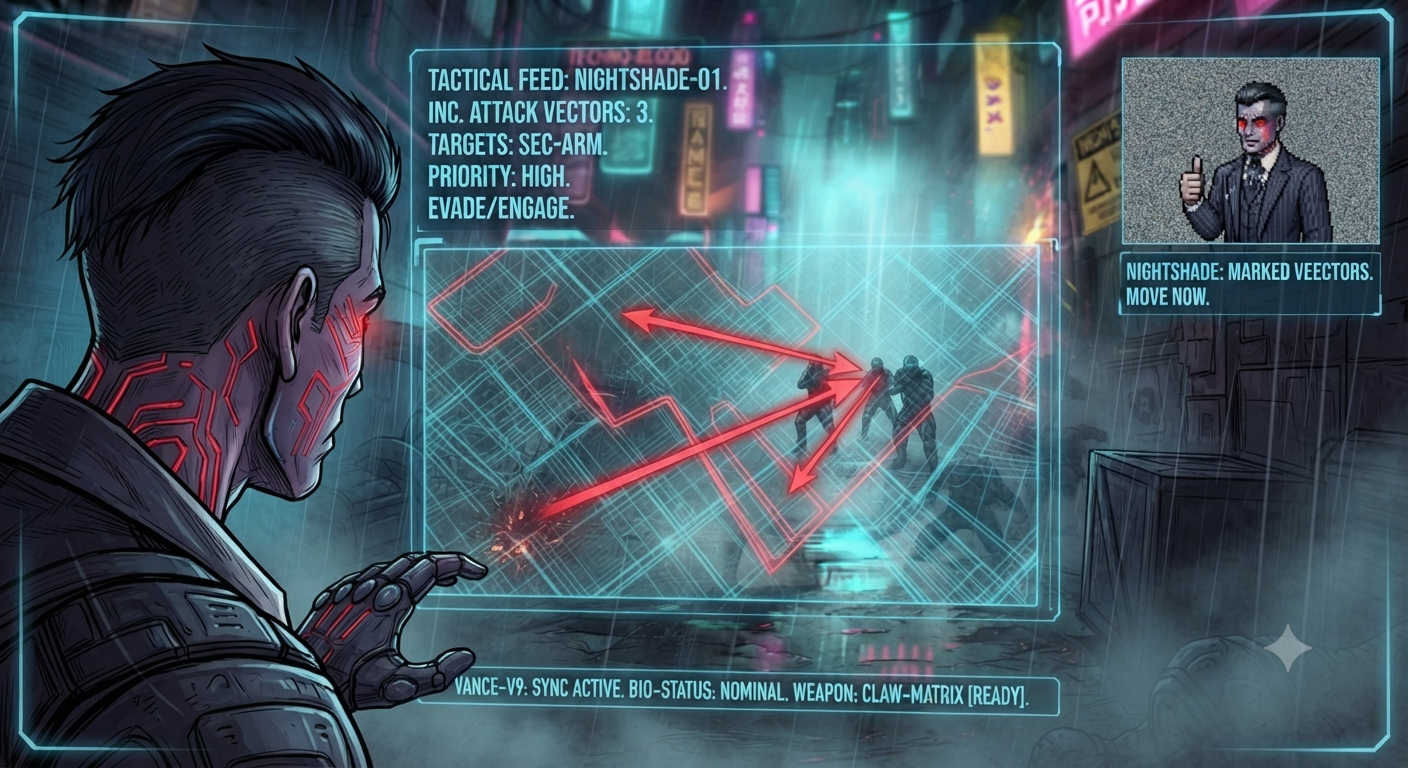 Tactical feed Nightshade-01 - evade or engage