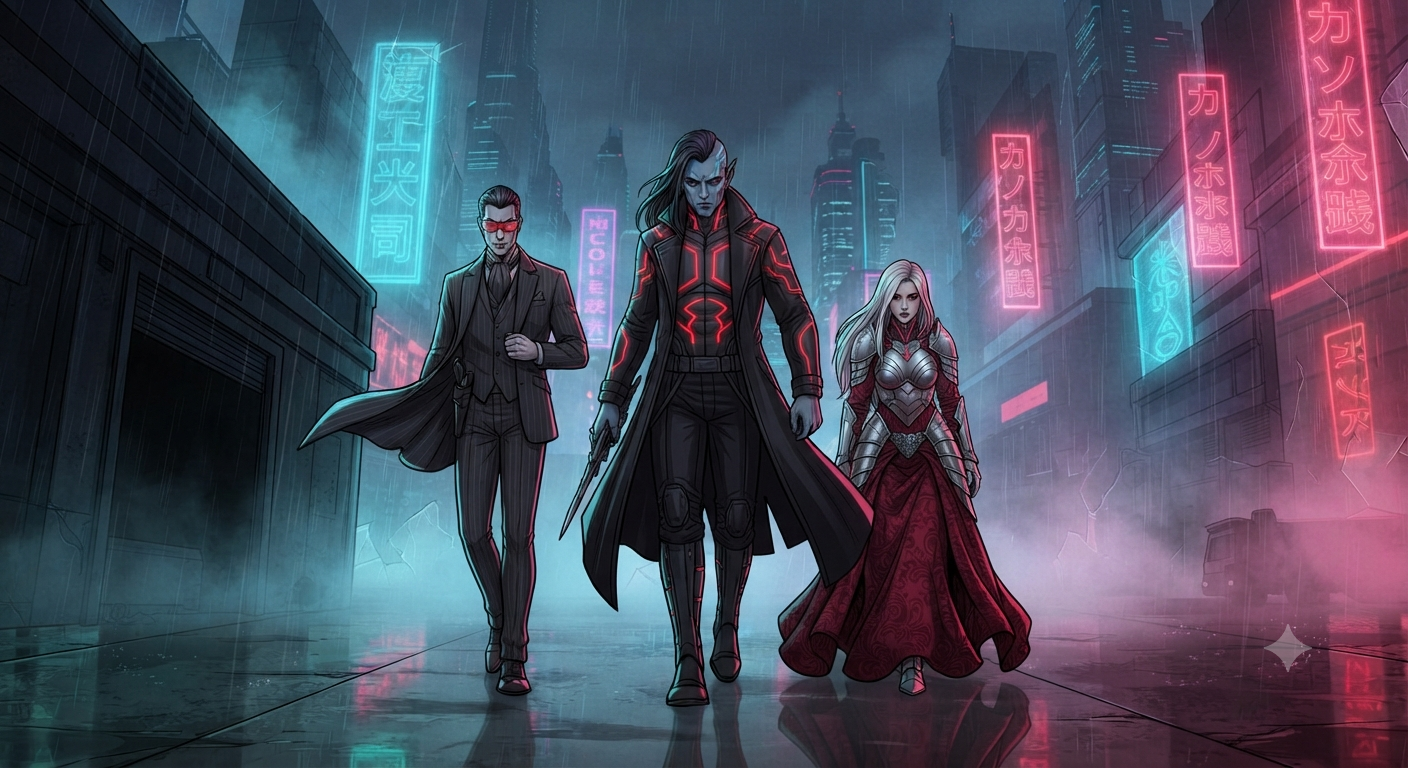 The new alliance walks into the neon